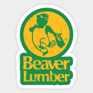 Beaver Lumber Sticker